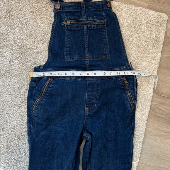 Free People Denim Skinny Overalls - Picture 7 of 10